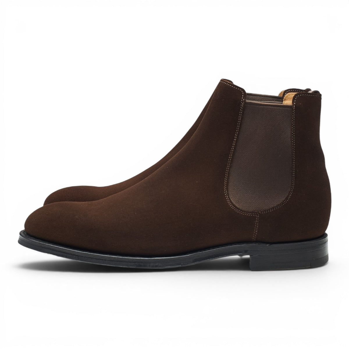 'Oxhill' Dark Brown Suede Chelsea Boots UK 8.5 G