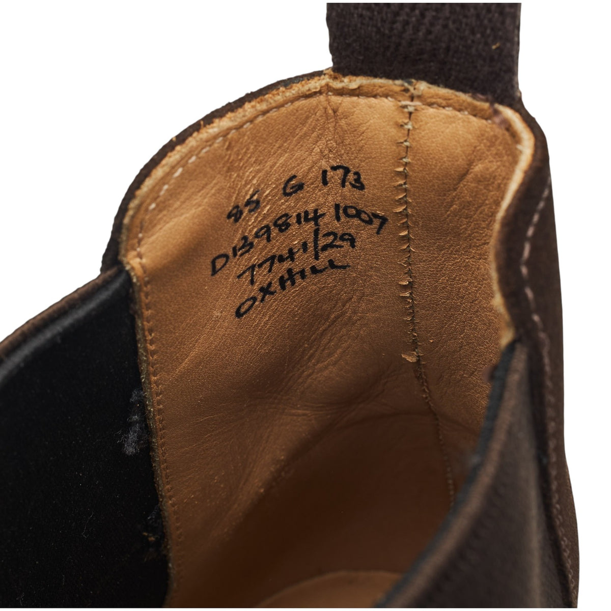 'Oxhill' Dark Brown Suede Chelsea Boots UK 8.5 G