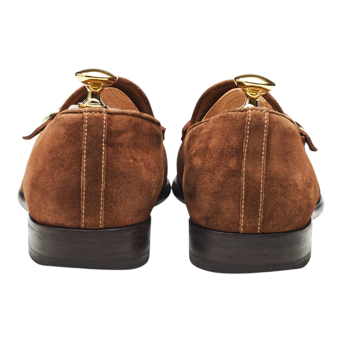 Snuff Brown Suede Loafers UK 6