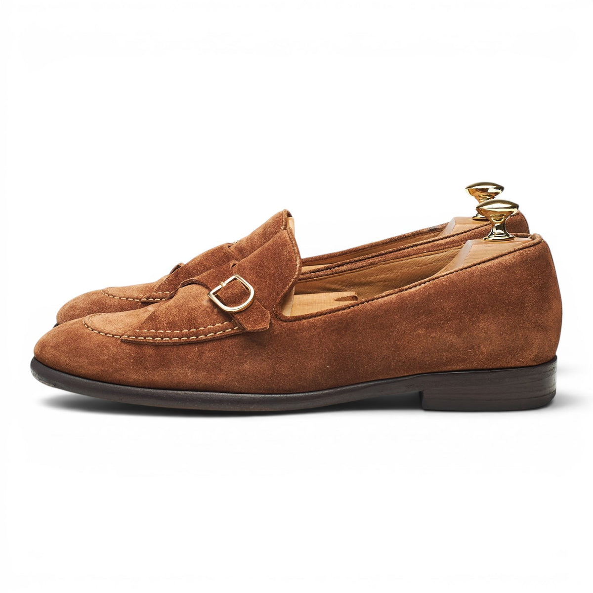 Snuff Brown Suede Loafers UK 6