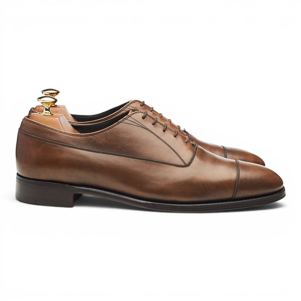 Gieves & Hawkes Brown Leather Oxford UK 9 EE