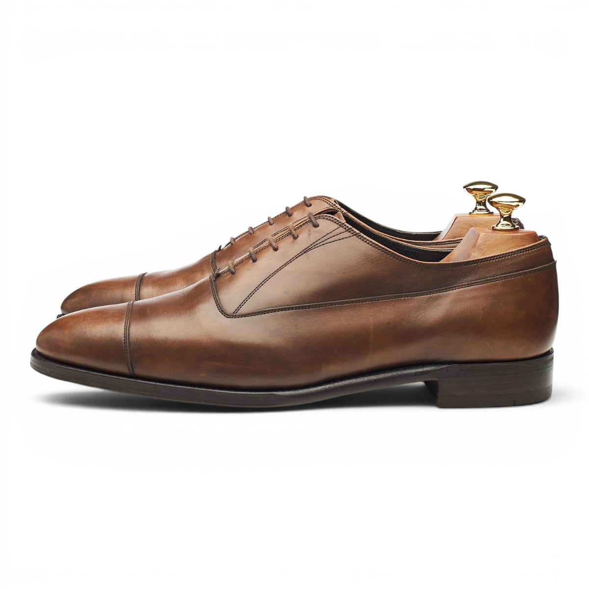 Gieves & Hawkes Brown Leather Oxford UK 9 EE