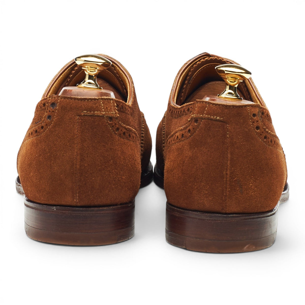 'Westminster' Snuff Brown Suede Oxford Brogues UK 10 E