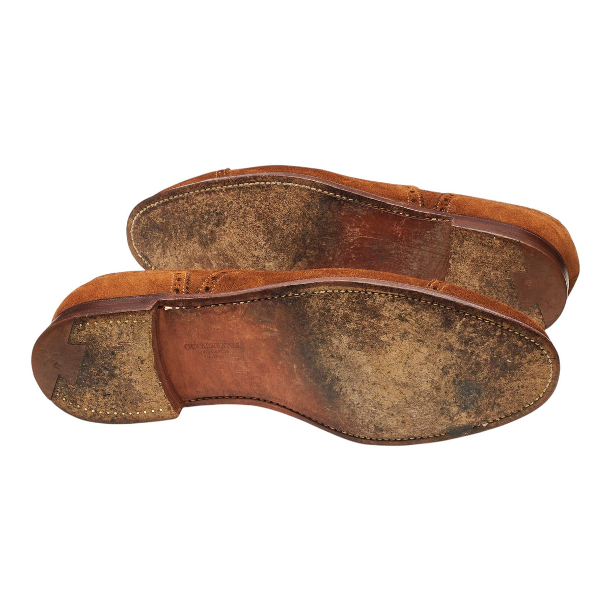 'Westminster' Snuff Brown Suede Oxford Brogues UK 10 E