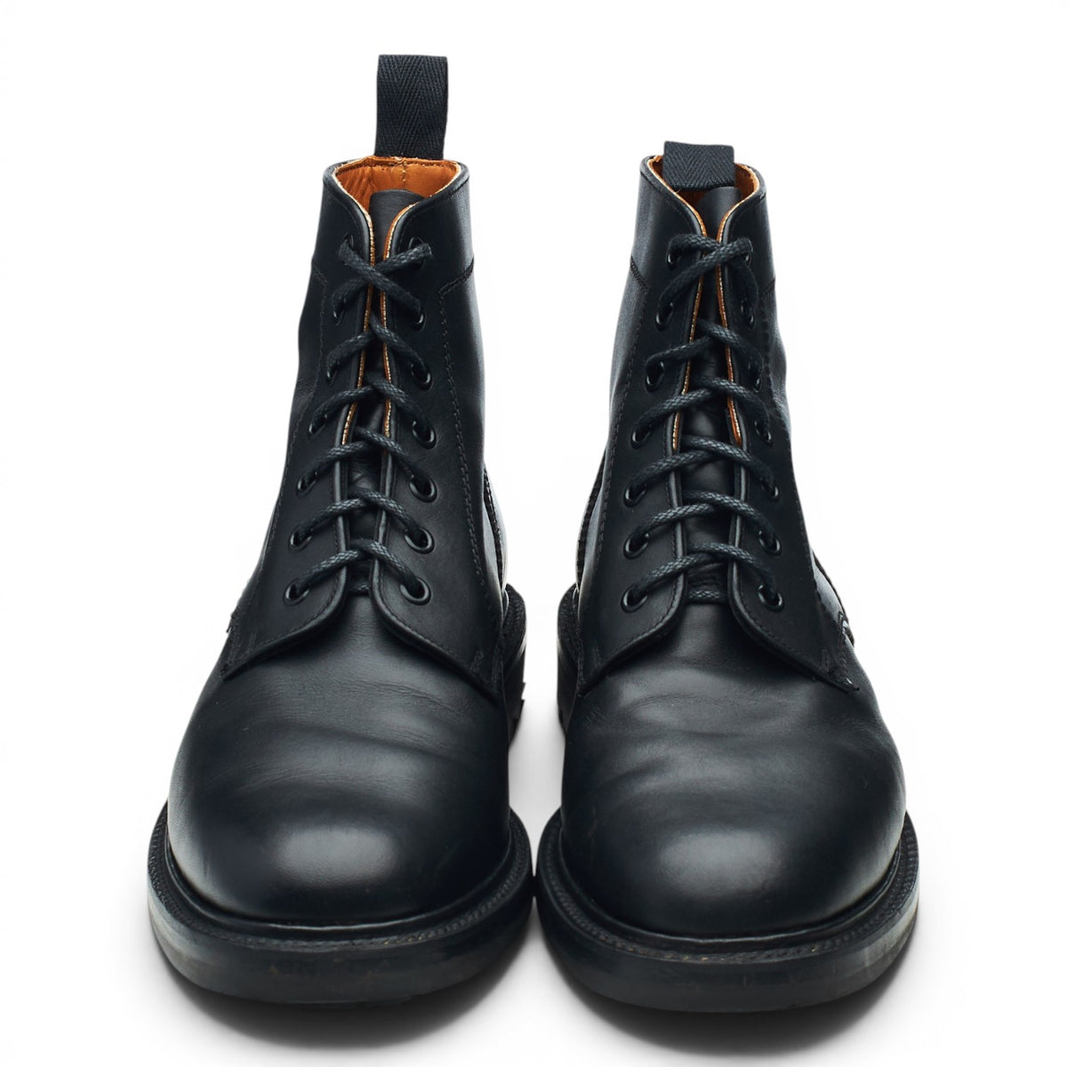 'Kelso' Black Leather Boots UK 7.5 F