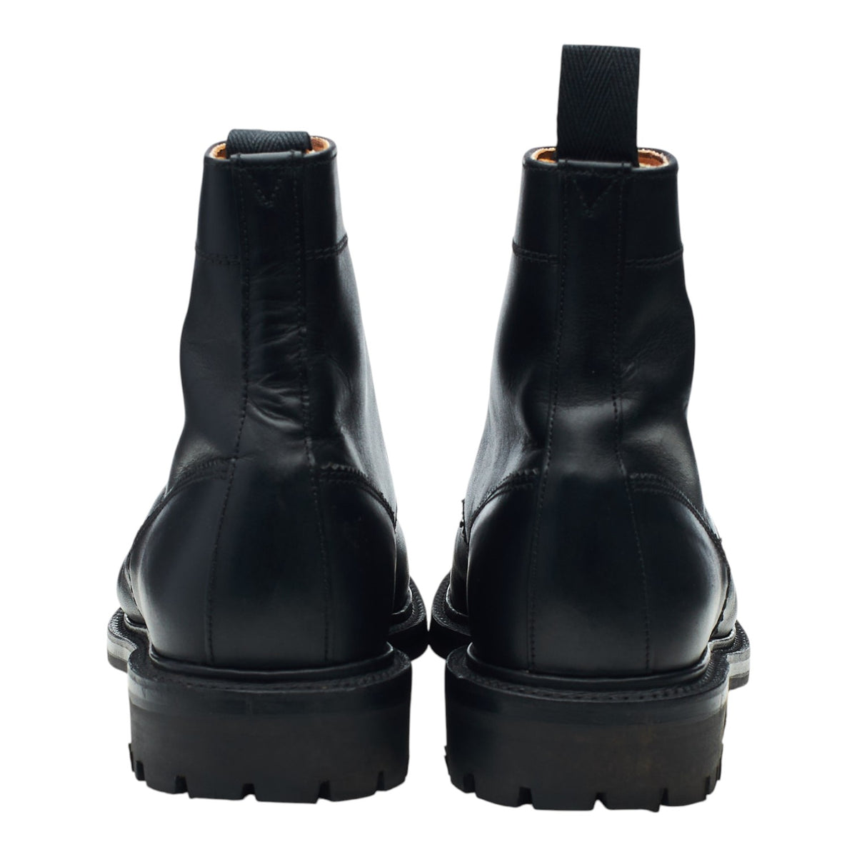 'Kelso' Black Leather Boots UK 7.5 F