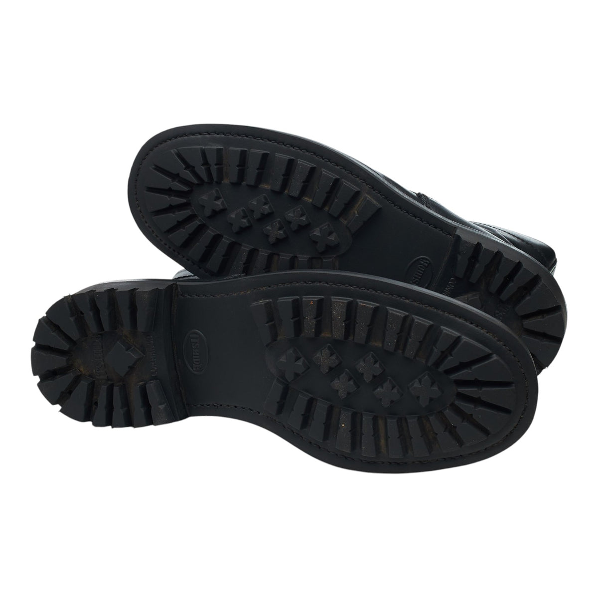 'Kelso' Black Leather Boots UK 7.5 F