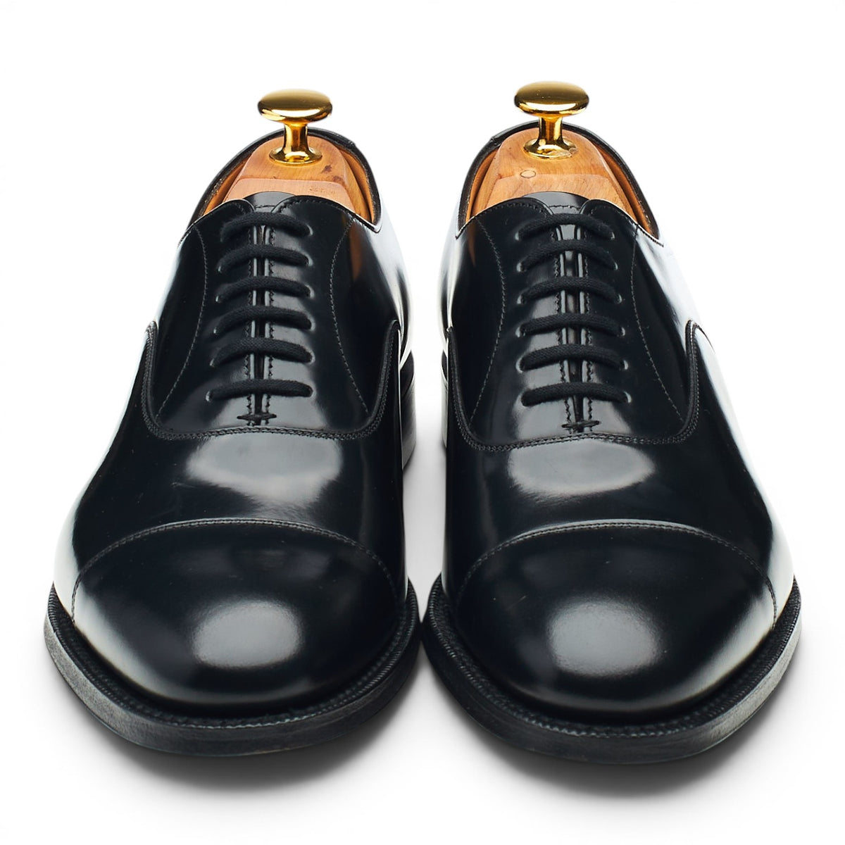 'Dubai' Black Leather Oxford UK 5 G