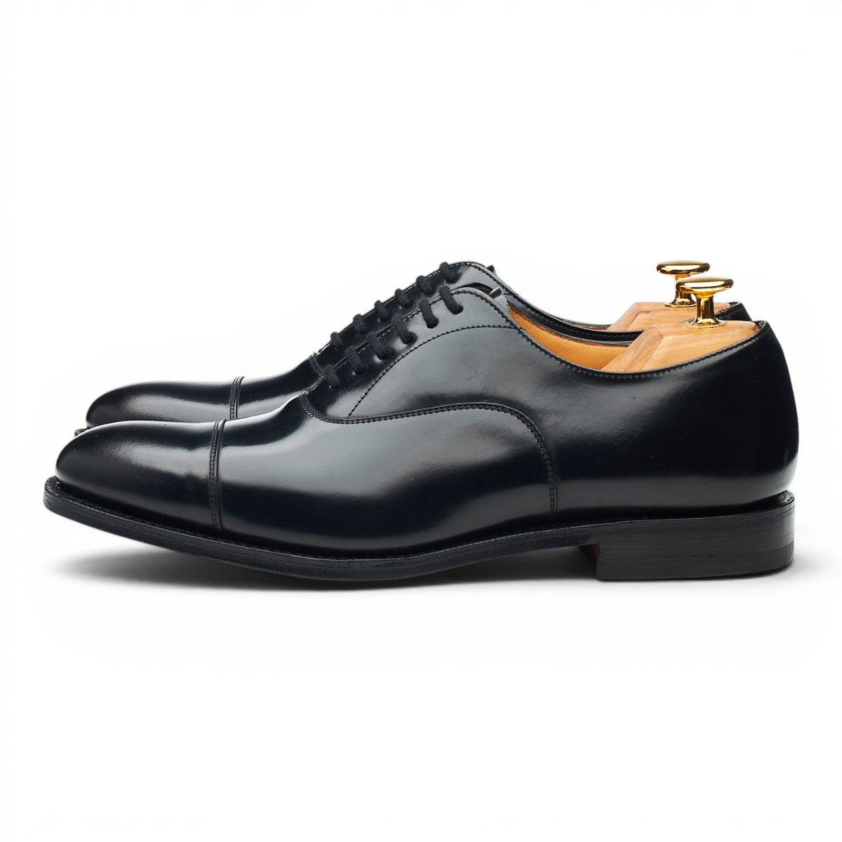 'Dubai' Black Leather Oxford UK 5 G
