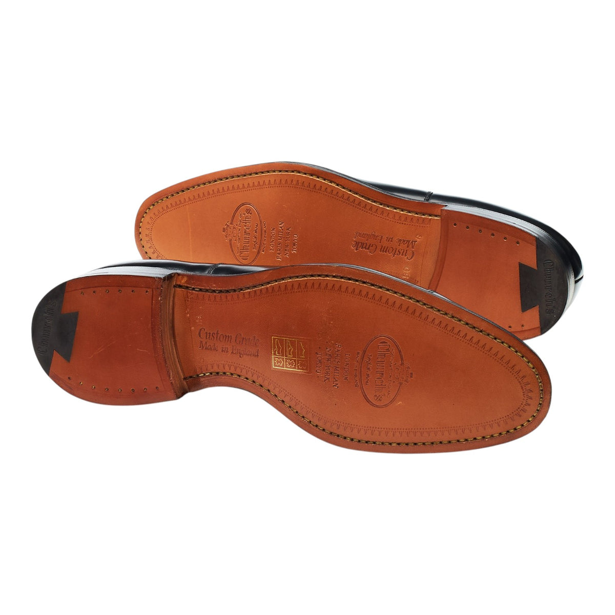 'Dubai' Black Leather Oxford UK 5 G