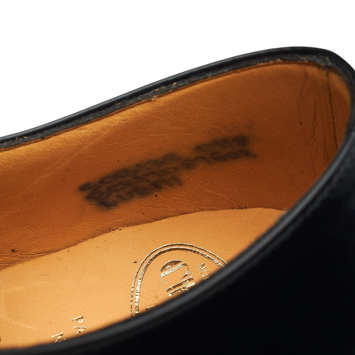 'Dubai' Black Leather Oxford UK 5 G