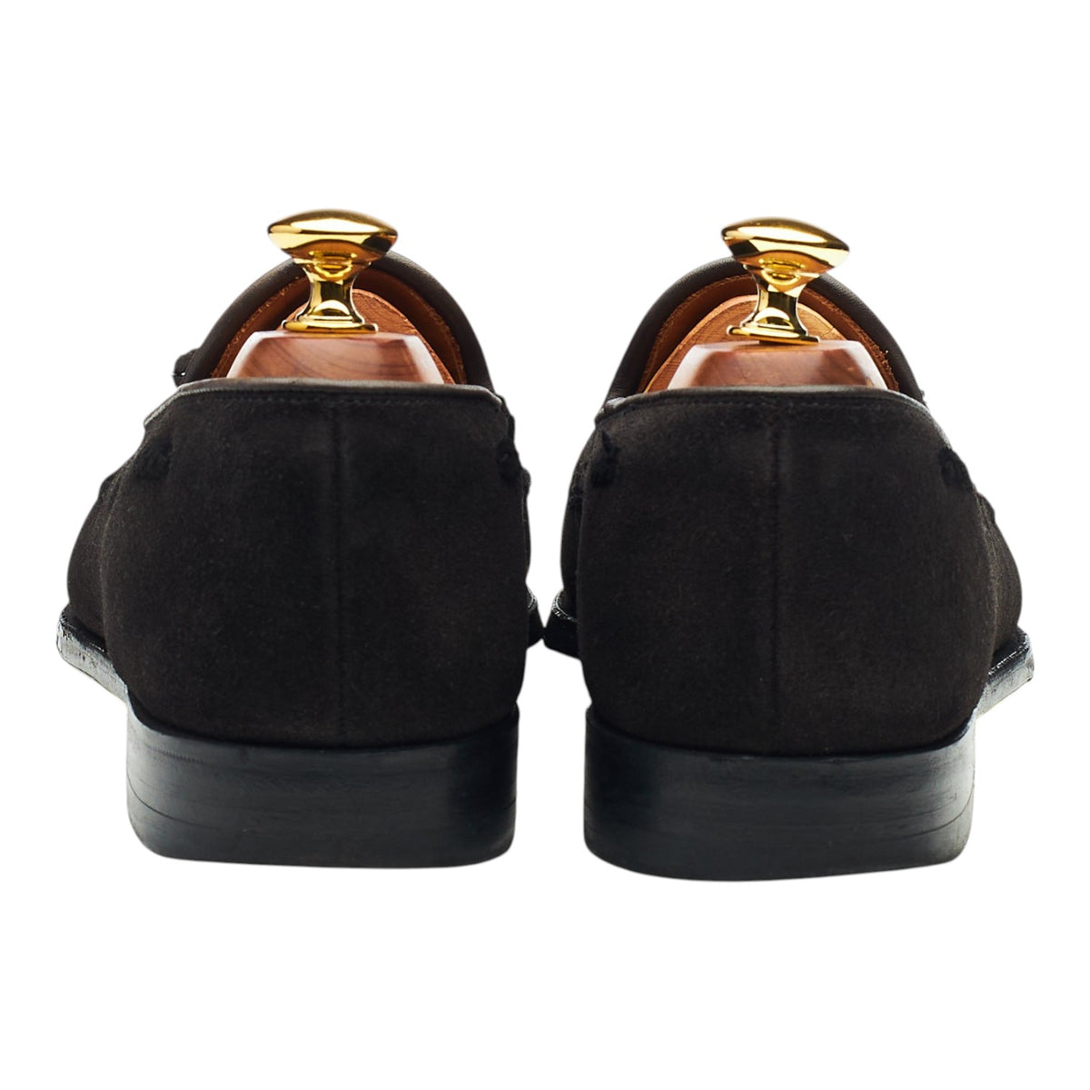 Black Suede Tassel Loafers UK 6.5 EX