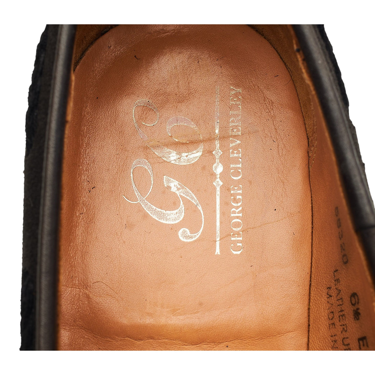 Black Suede Tassel Loafers UK 6.5 EX