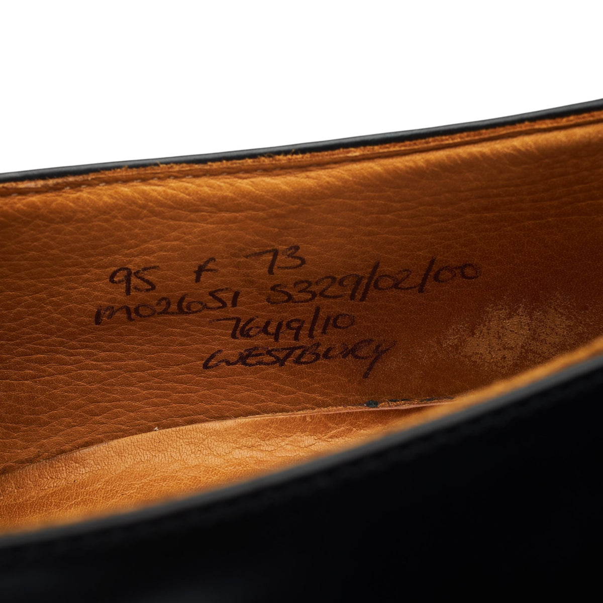 'Westbury' Black Leather Monk Strap UK 9.5 F