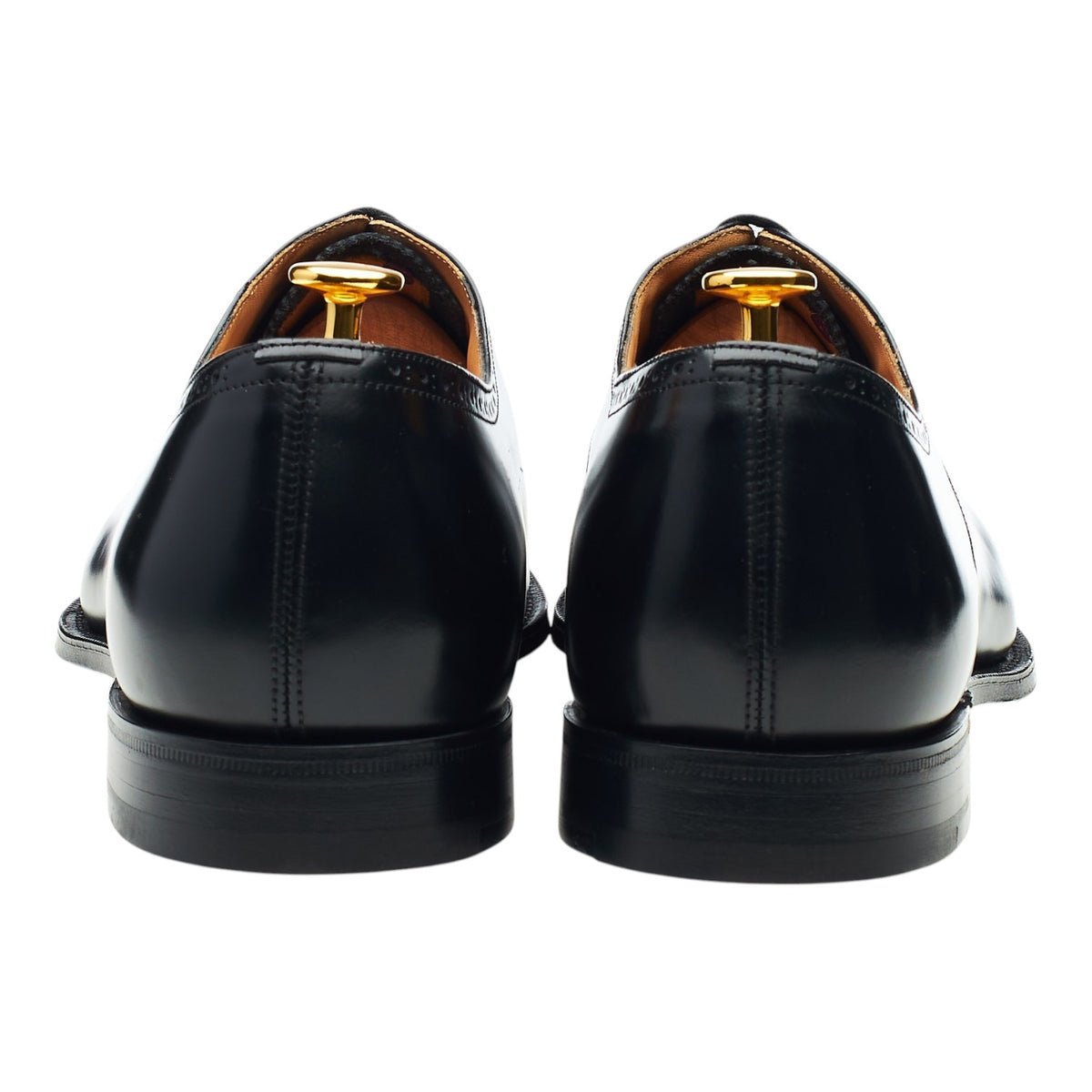'Legate' Black Leather Oxford Brogues UK 13 F