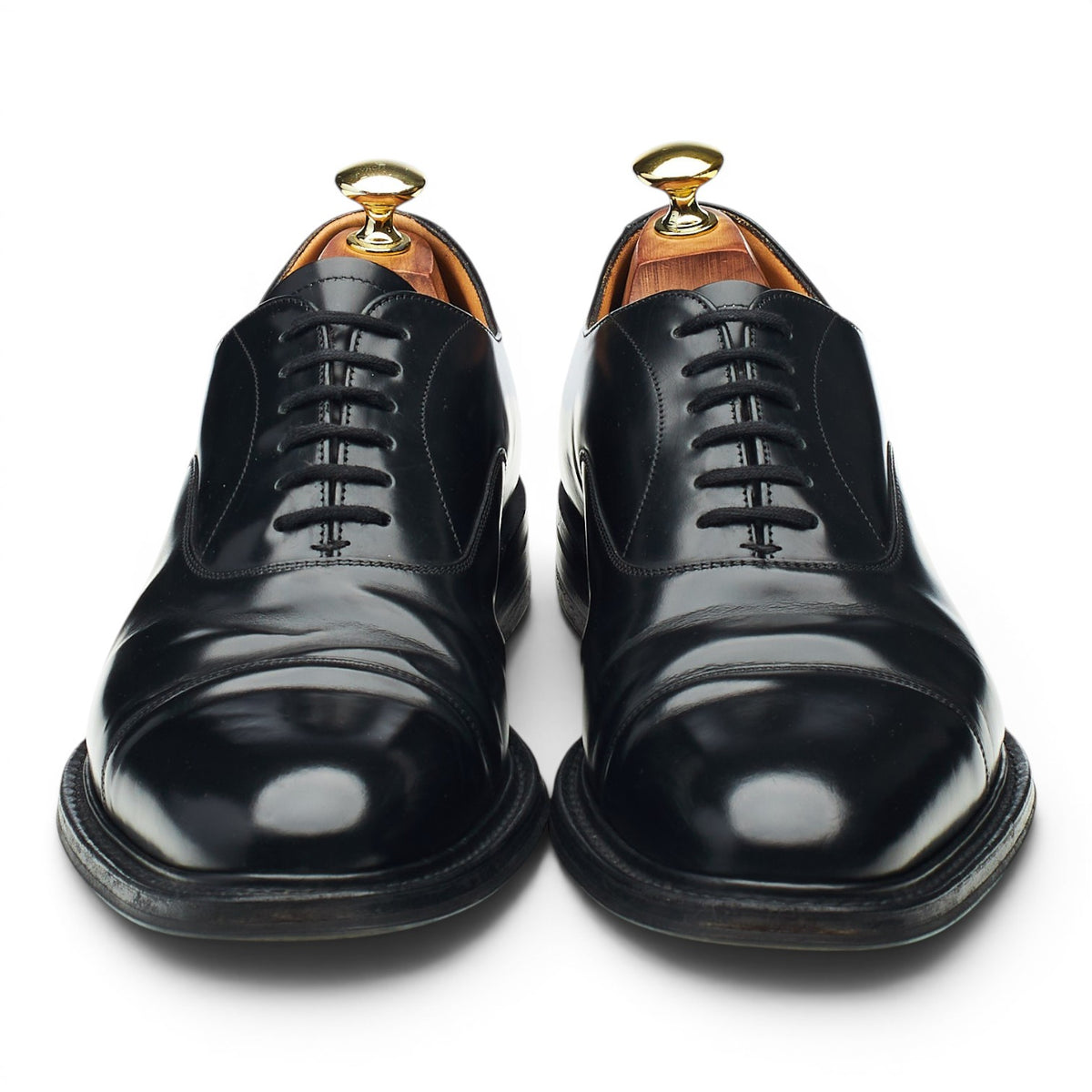 'Vienna' Black Leather Oxford UK 7 G