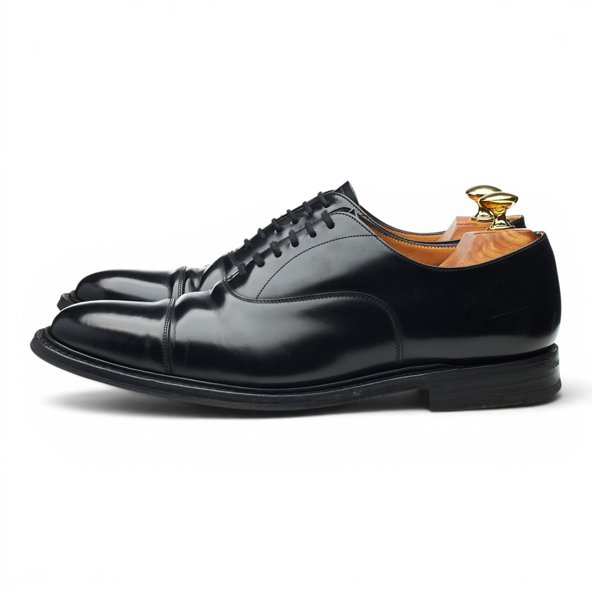 'Vienna' Black Leather Oxford UK 7 G