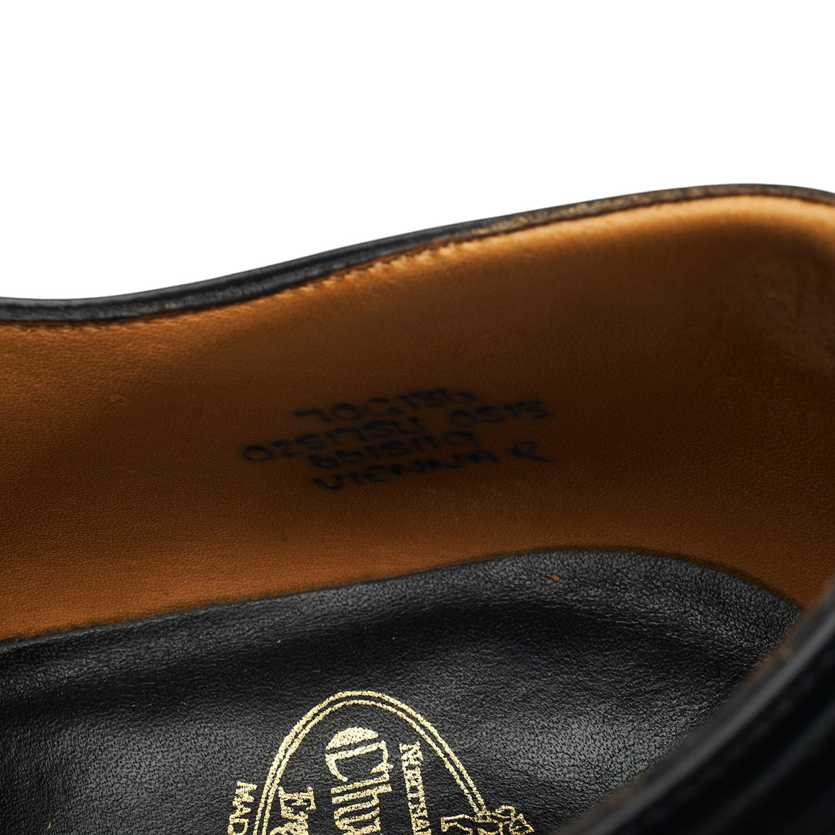 'Vienna' Black Leather Oxford UK 7 G