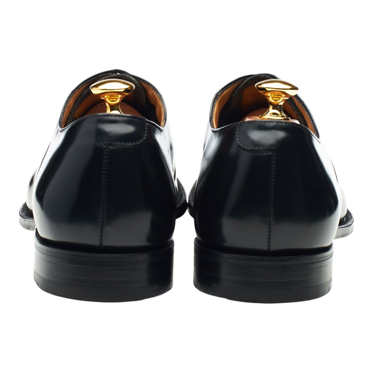'Hong Kong' Black Leather Oxford UK 9 F
