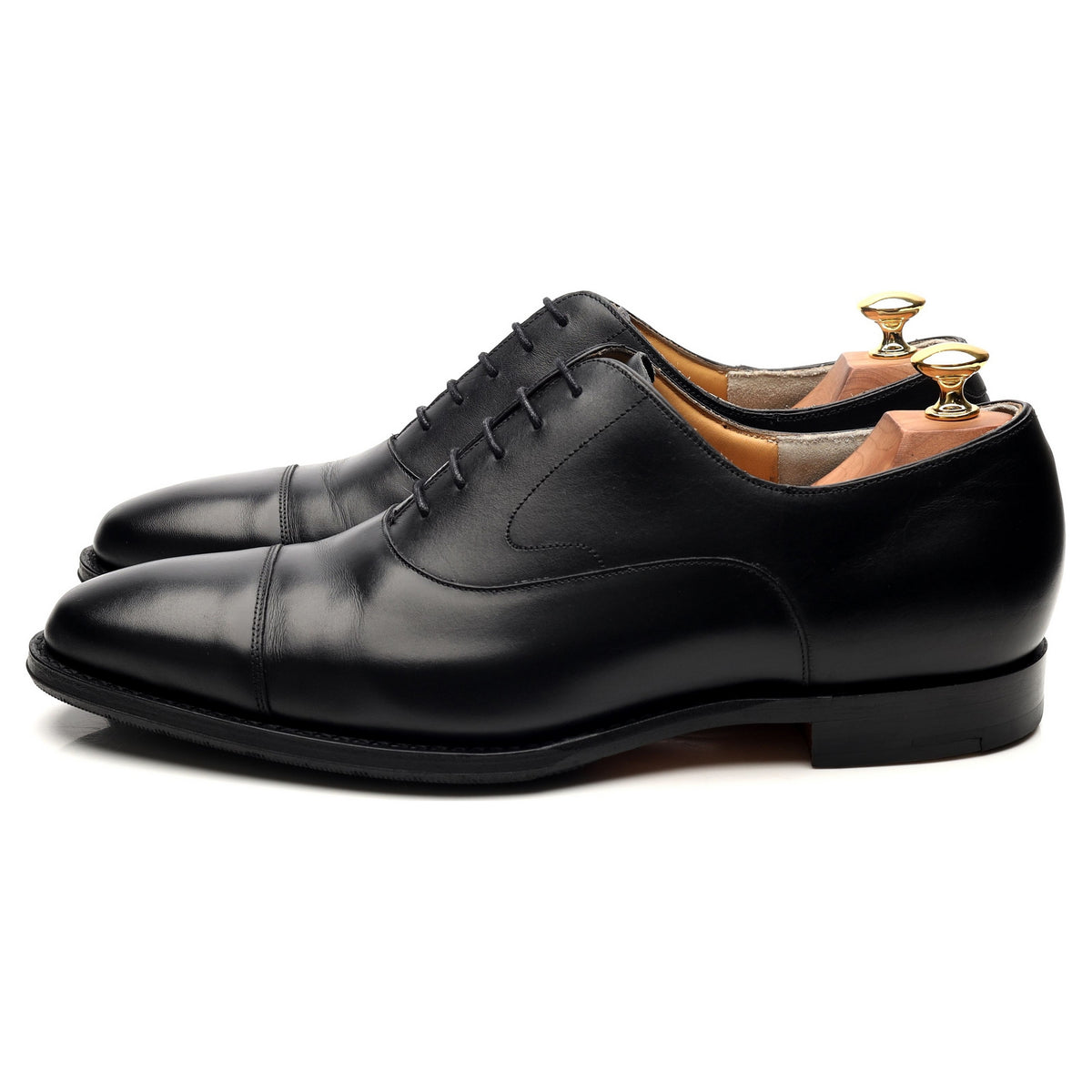 &#39;Wright&#39; Black Leather Oxford UK 8.5 FX
