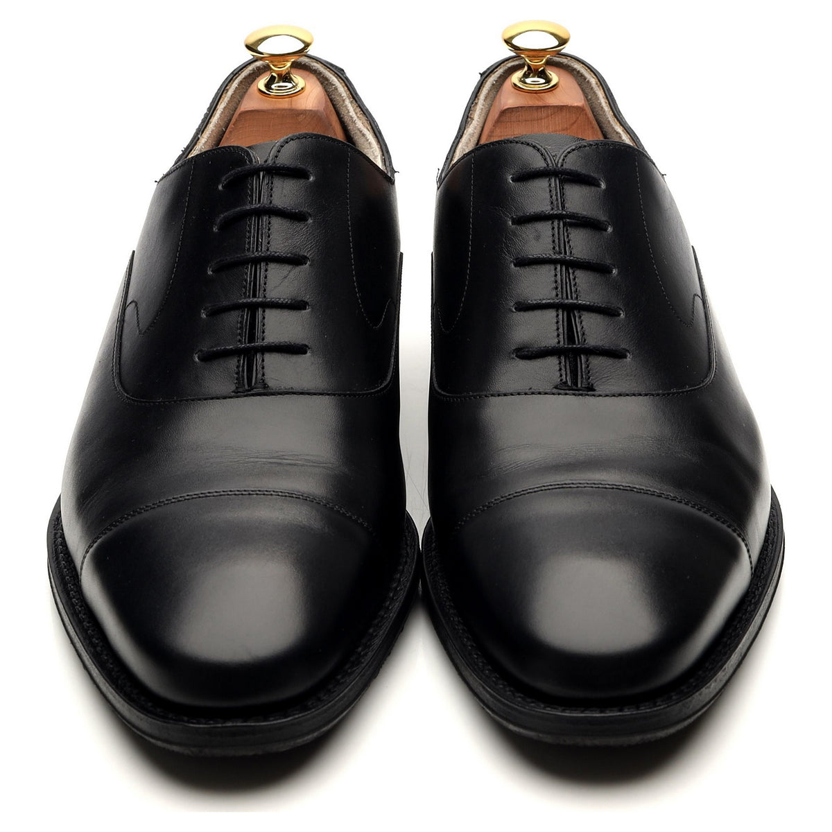 &#39;Wright&#39; Black Leather Oxford UK 8.5 FX