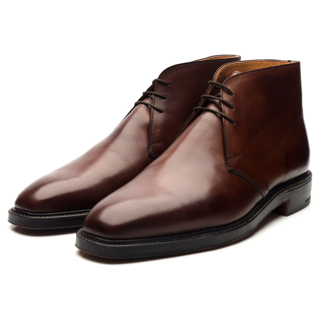 Holborn Brown Leather Chukka Boots UK 9.5 E