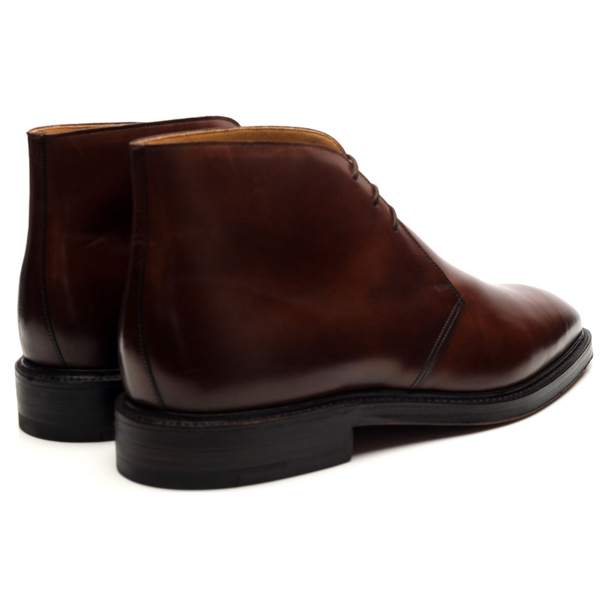 &#39;Holborn&#39; Brown Leather Chukka Boots UK 9.5 E