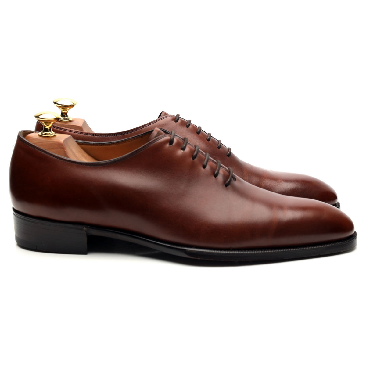 &#39;Sinatra&#39; Brown Leather Wholecut Oxford UK 9.5 E