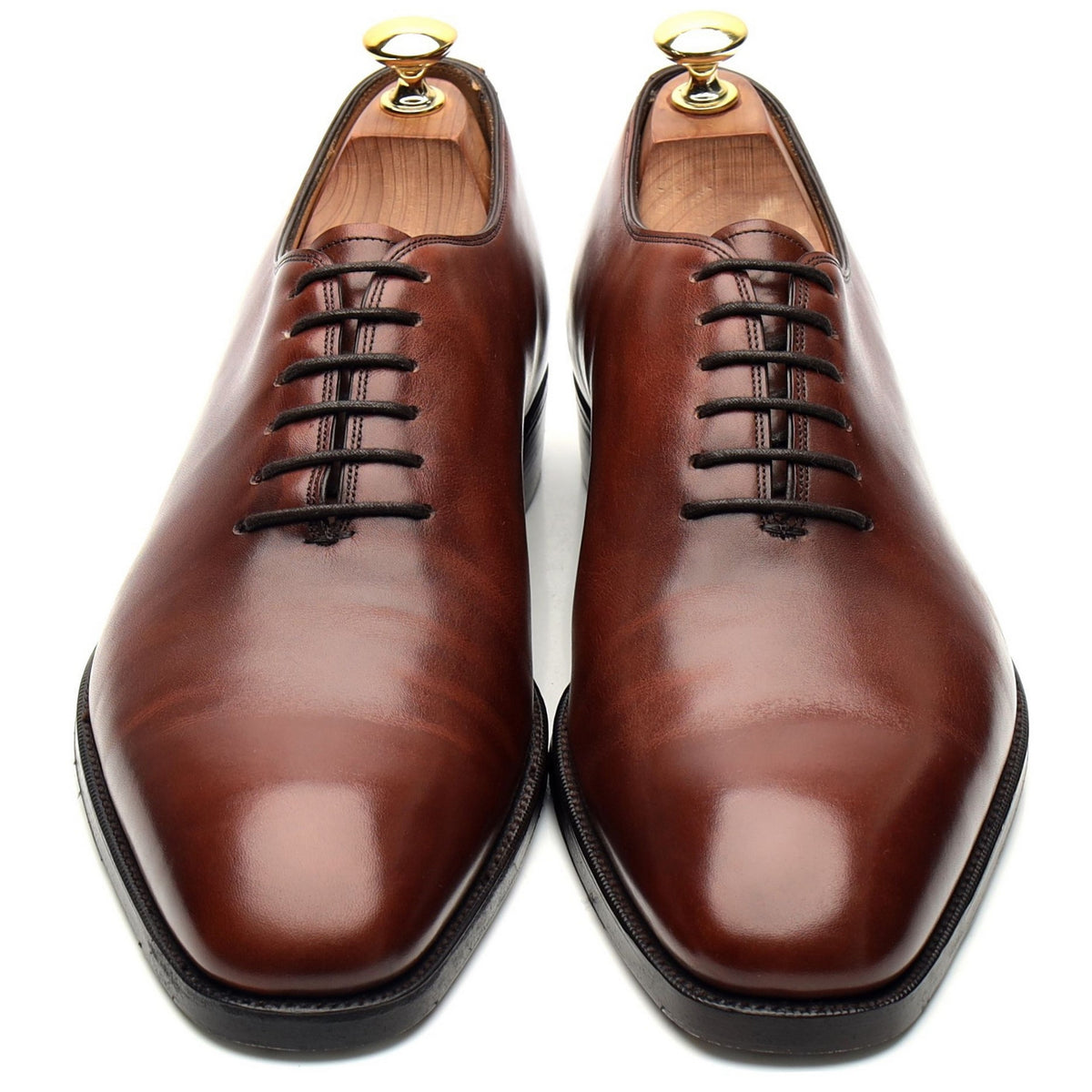 &#39;Sinatra&#39; Brown Leather Wholecut Oxford UK 9.5 E