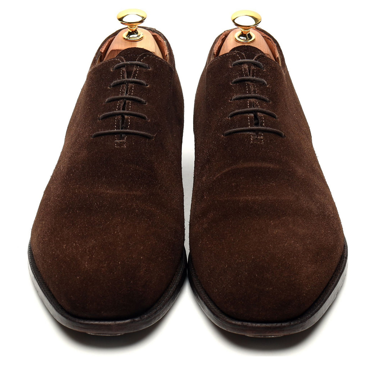 Dark Brown Suede Wholecut Oxford UK 11 F