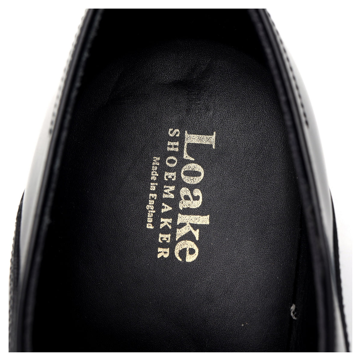 &#39;Cagney&#39; Black Leather Oxford UK 8 F