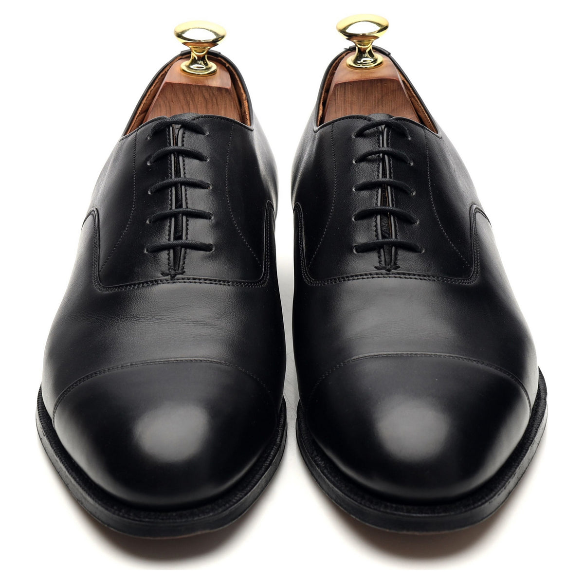 Black Leather Oxford UK 7 F