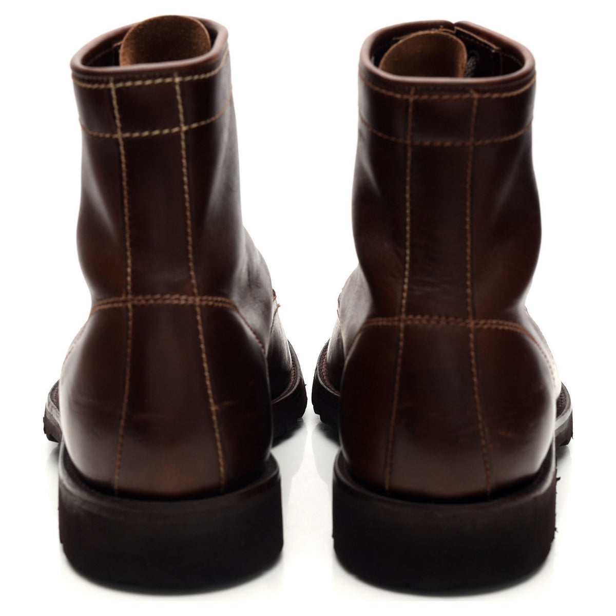 &#39;Noel&#39; Brown Chromexcel Leather Boots UK 8 FX