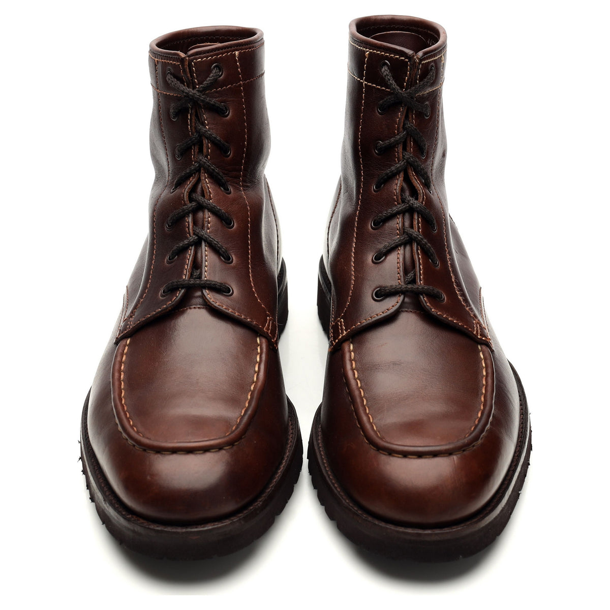 &#39;Noel&#39; Brown Chromexcel Leather Boots UK 8 FX