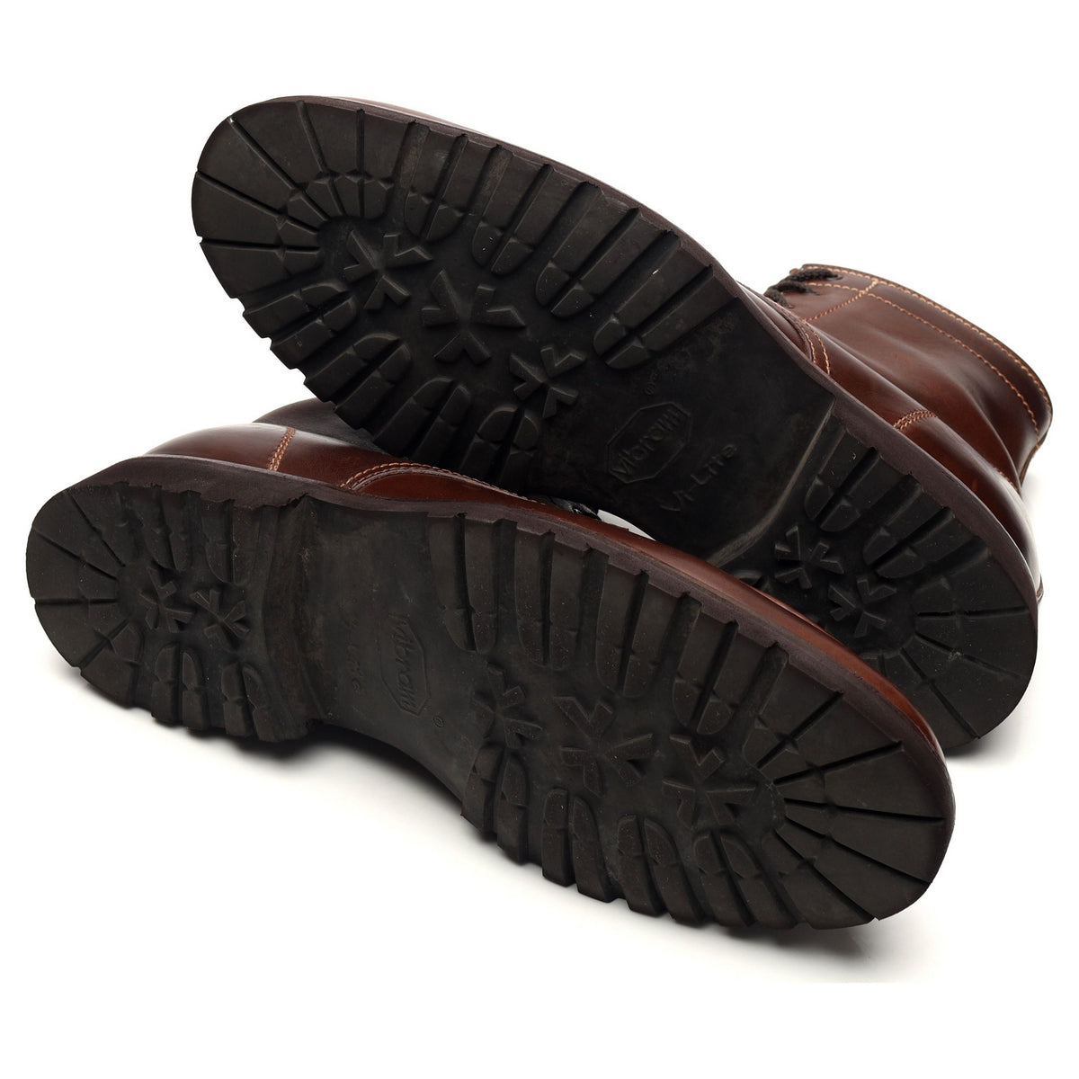 &#39;Noel&#39; Brown Chromexcel Leather Boots UK 8 FX