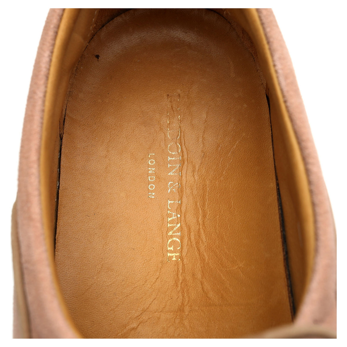 &#39;The Beat&#39; Pink Suede Slip On Sneakers UK 9 EU 43