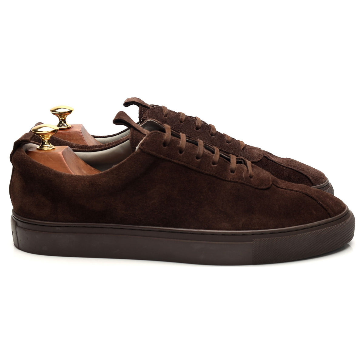 &#39;Sneaker 1&#39; Brown Suede Sneakers UK 9 G