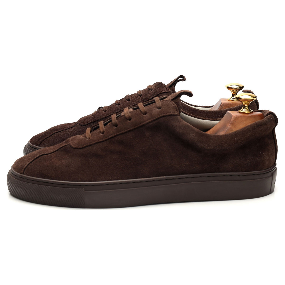 &#39;Sneaker 1&#39; Brown Suede Sneakers UK 9 G