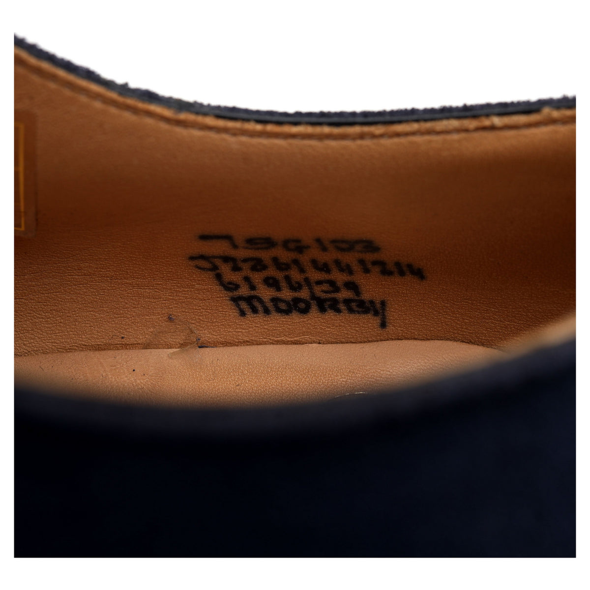 &#39;Moorby&#39; Blue Suede Monk Strap UK 7.5 G