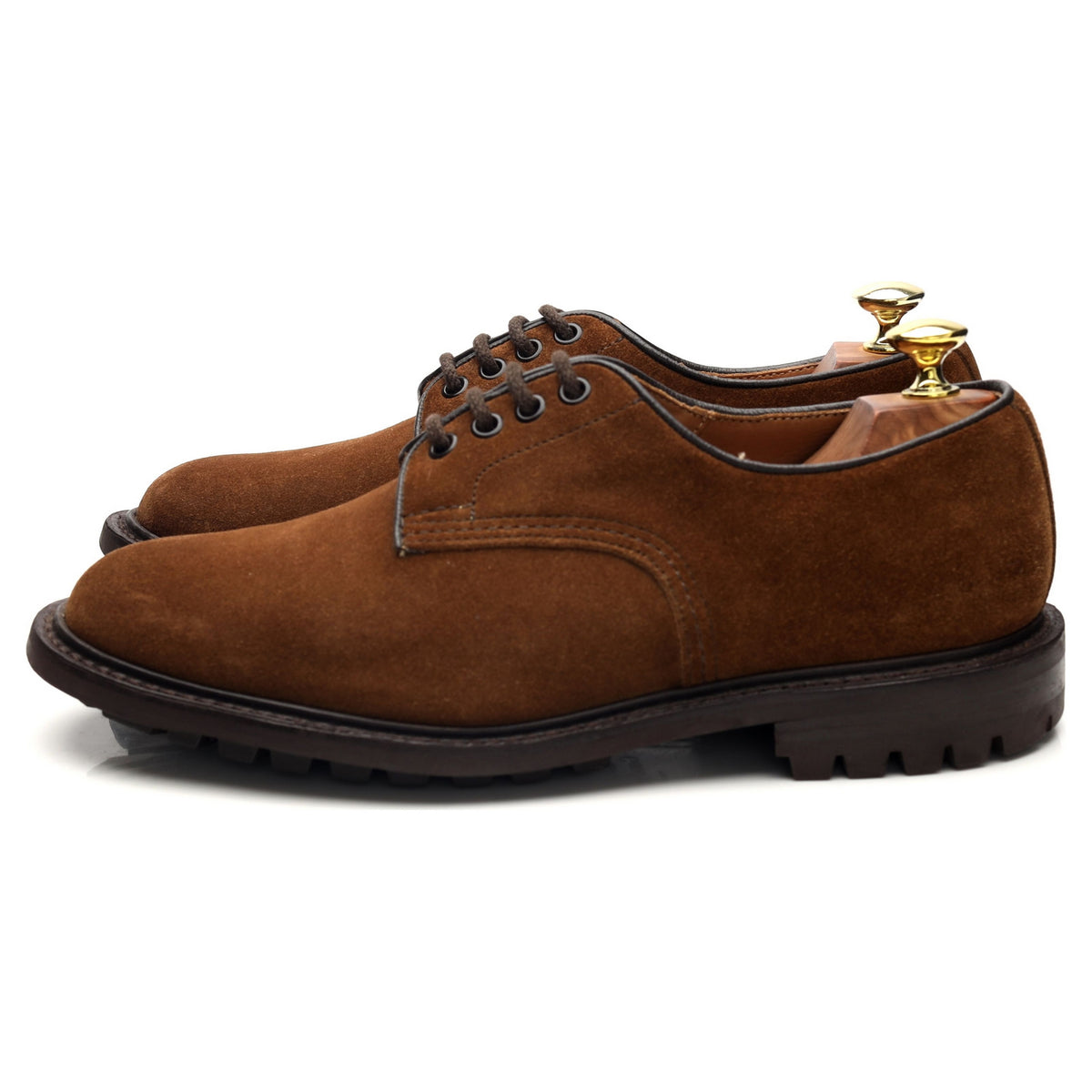 &#39;Daniel&#39; Snuff Brown Suede Derby UK 7.5