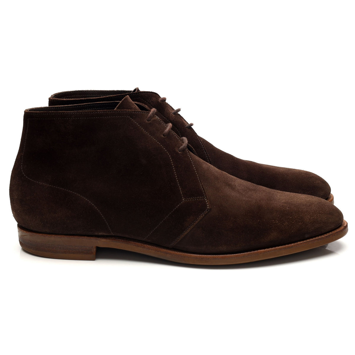 &#39;Shanklin&#39; Dark Brown Suede Chukka Boots UK 8.5 E