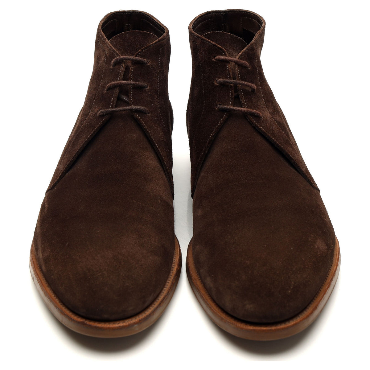 &#39;Shanklin&#39; Dark Brown Suede Chukka Boots UK 8.5 E