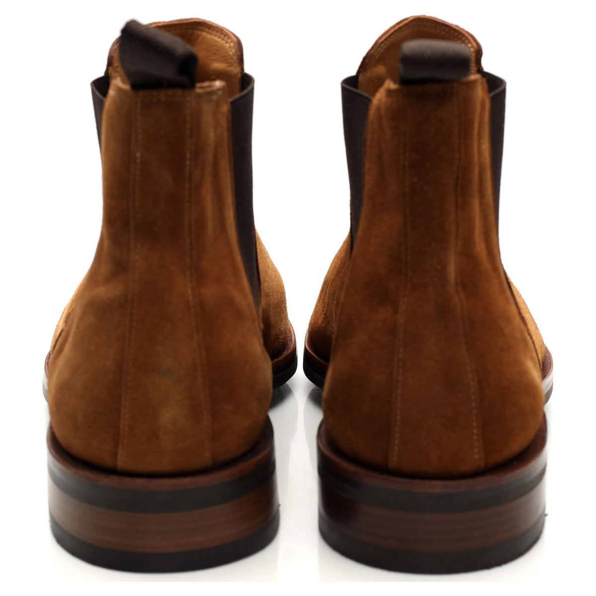 &#39;Lawry&#39; Snuff Brown Suede Chelsea Boots UK 10 E