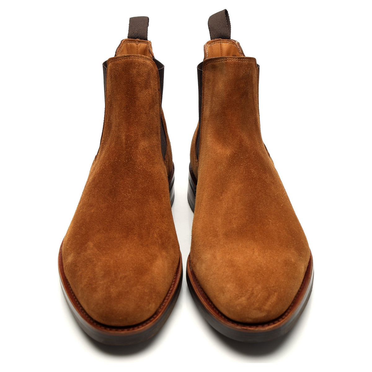 &#39;Lawry&#39; Snuff Brown Suede Chelsea Boots UK 10 E
