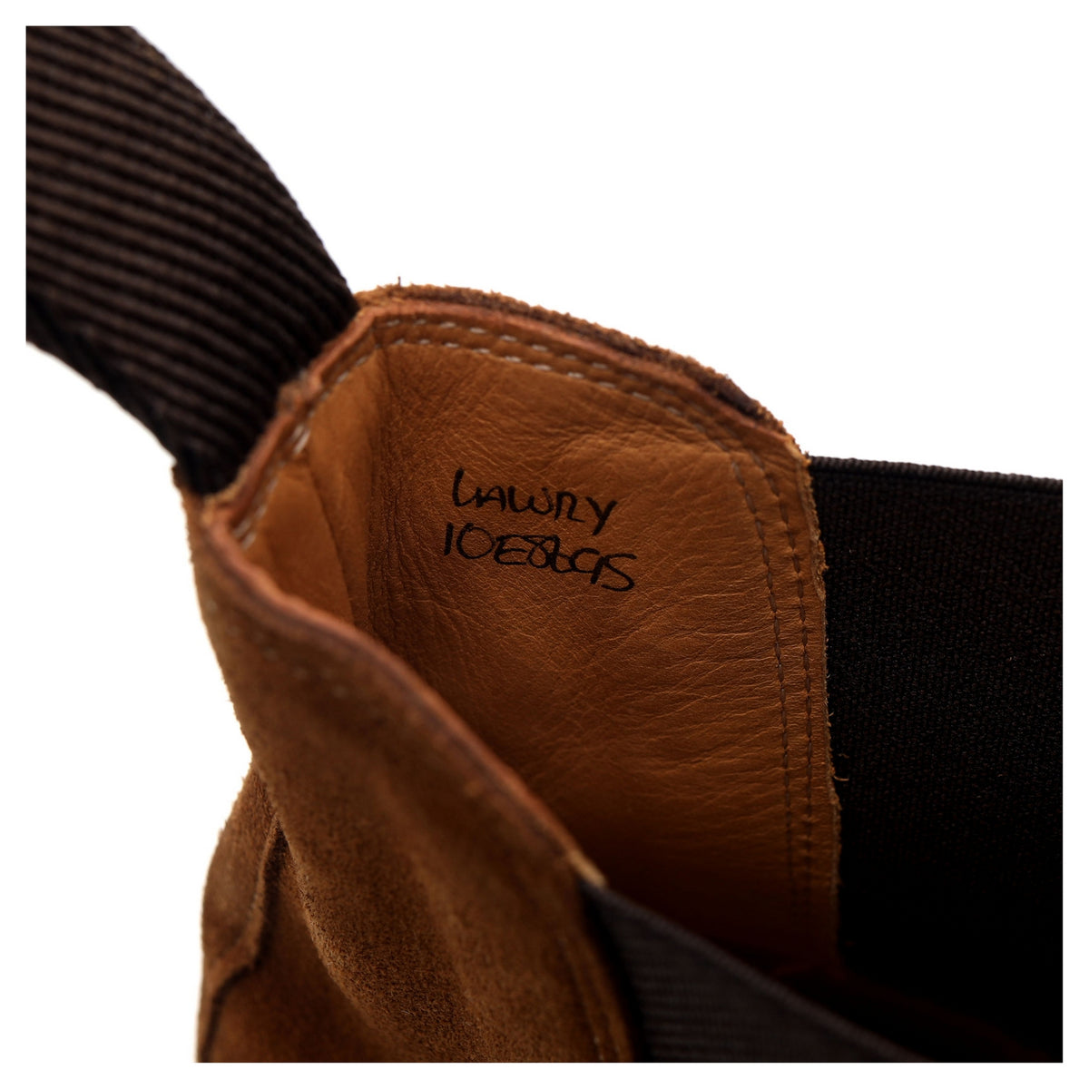 &#39;Lawry&#39; Snuff Brown Suede Chelsea Boots UK 10 E