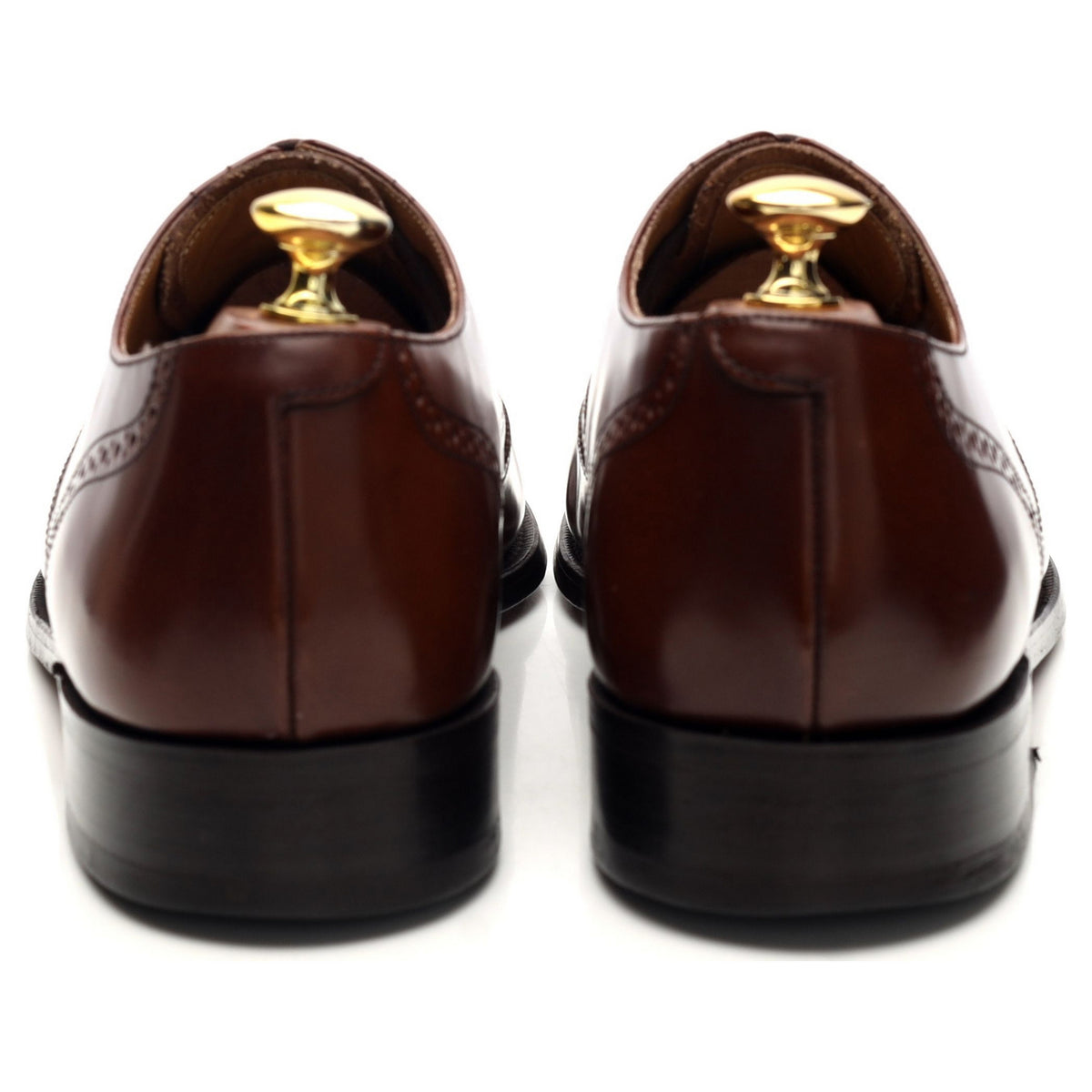 &#39;Albert&#39; Brown Leather Oxford Brogues UK 8.5 G
