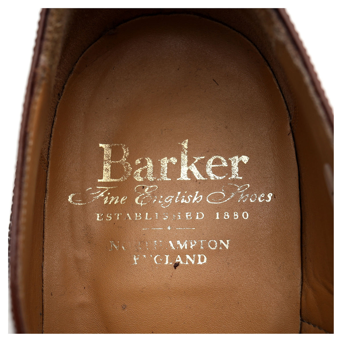 &#39;Albert&#39; Brown Leather Oxford Brogues UK 8.5 G