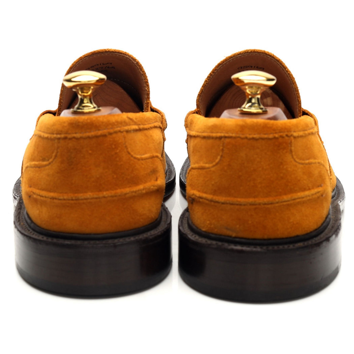 &#39;James&#39; Tan Brown Suede Loafers UK 6