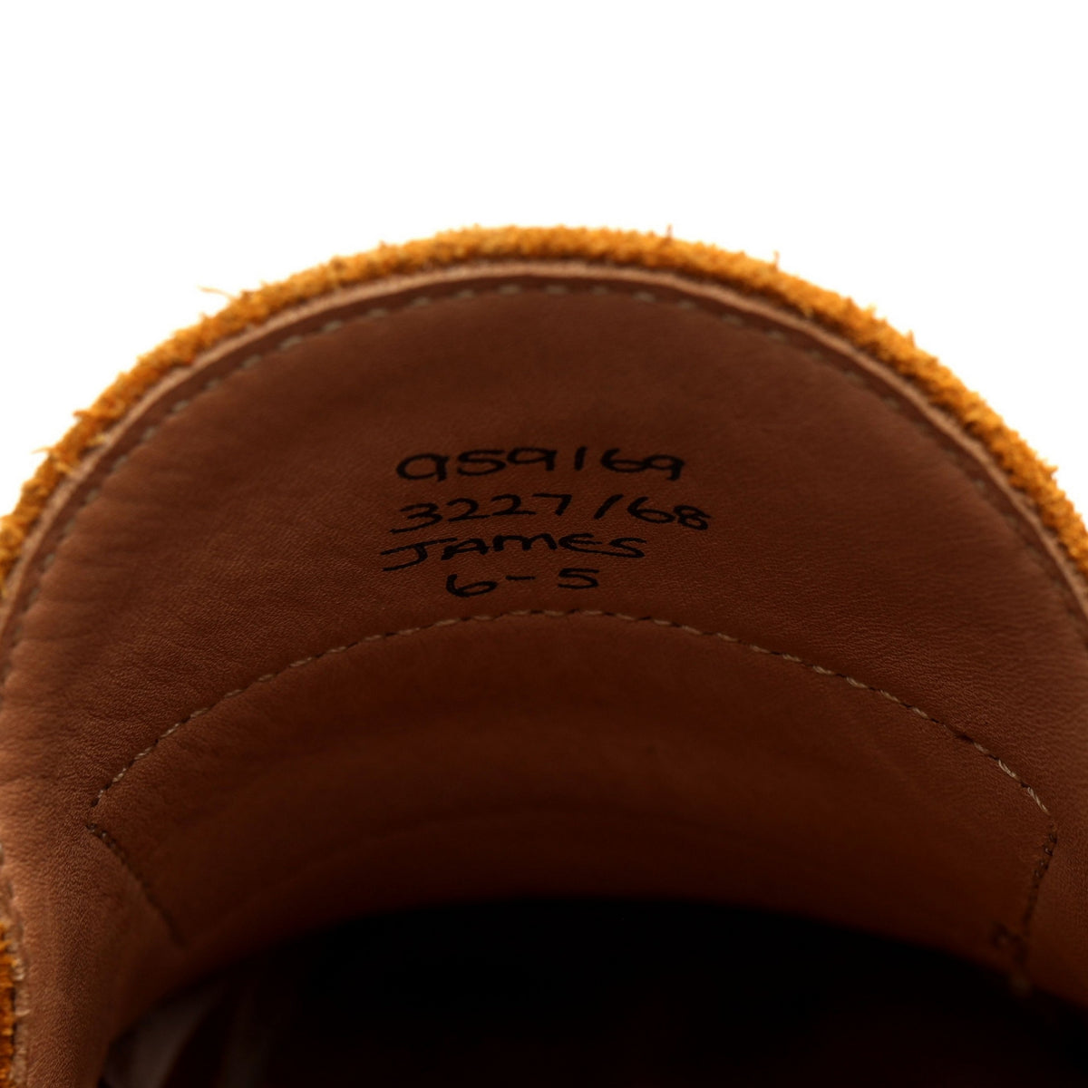&#39;James&#39; Tan Brown Suede Loafers UK 6