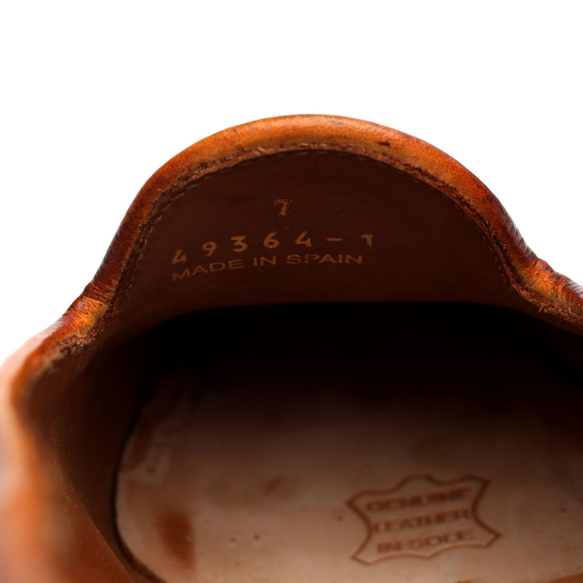 &#39;Gillespie&#39; Tan Brown Grain Leather Tassel Loafers UK 7 E
